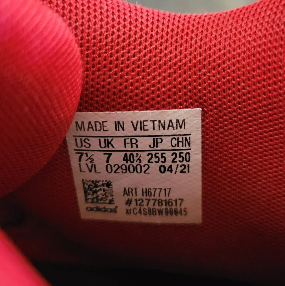 adidas Dovovan Mitchell Issue #3 D.O.N. Athletic Red And White Sneakers